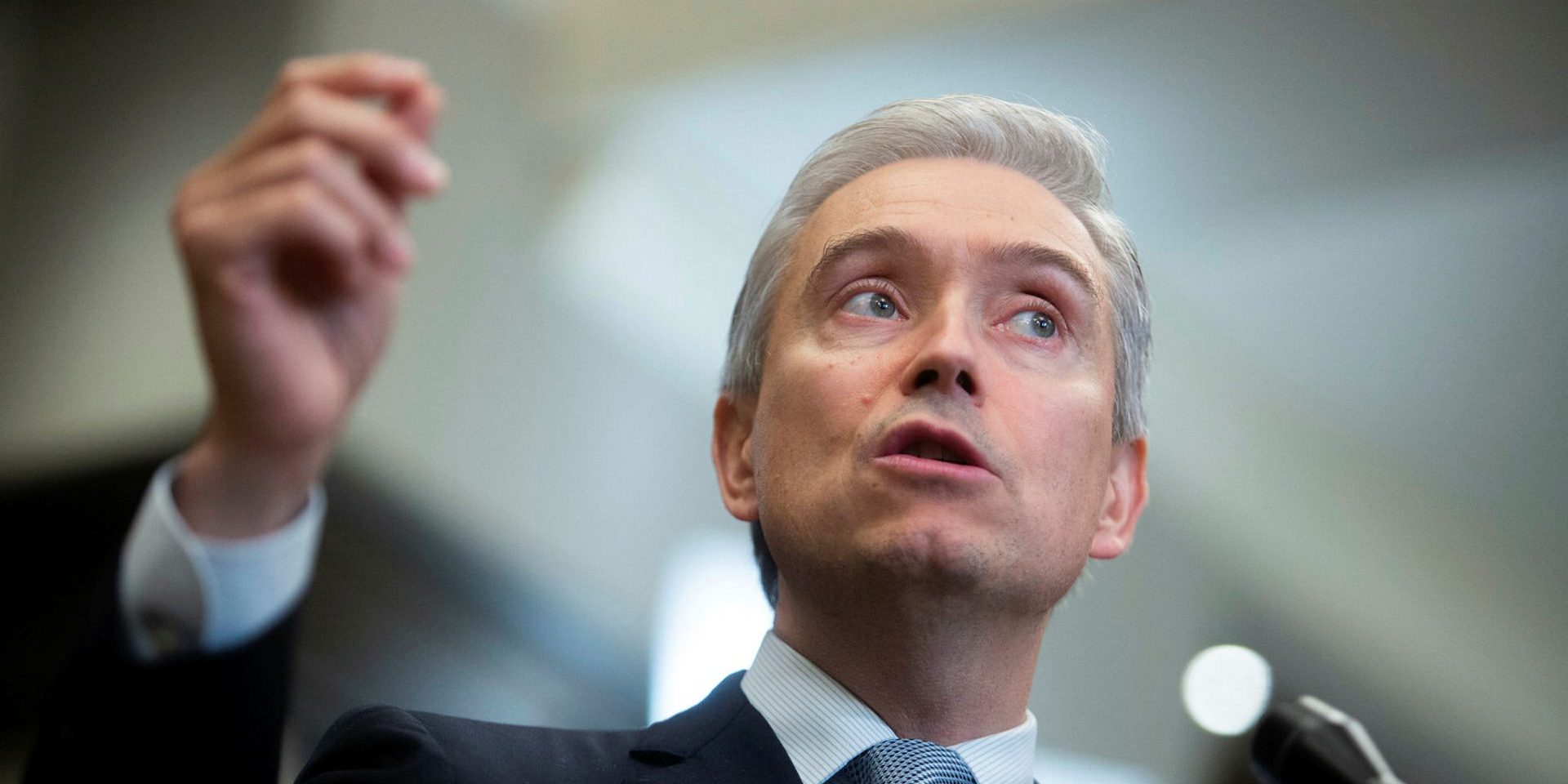 Minister of Innovation, Science and Industry François-Philippe Champagne takes questions from reporters outside the House of Commons before Question Period on  Oct. 24, 2022. The Hill Times photograph by Andrew Meade