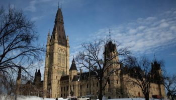 West Block is pictured on Jan. 17, 2023. Andrew Meade