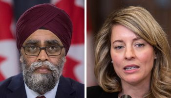 On April 13, a group organisations including Oxfam and the United Church sent a letter to Foreign Affairs Minister Mélanie Joly, left, and International Development Minister Harjit Sajjan, calling on Canada to increase its humanitiarian aid to Cuba. The Hill Times photographs by Andrew Meade